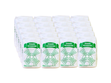 Pack Farine de Blé type 55 1kg - 60 produits