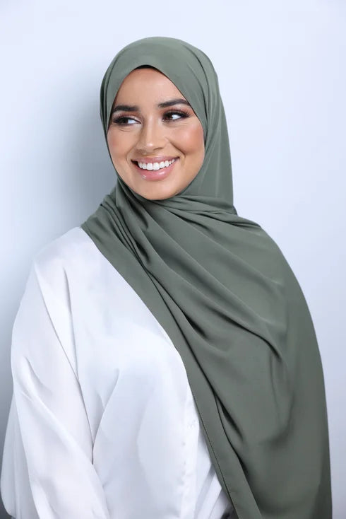 Hijab soie de Médine KAKI