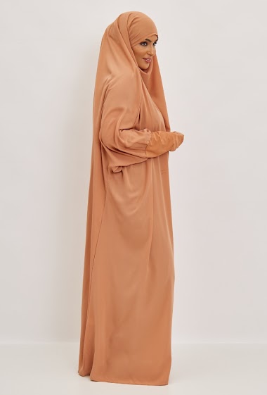 Jilbeb une pièce robe GRANDE ABRICOT