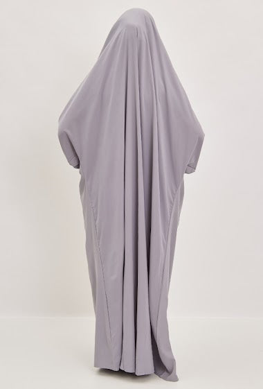 Jilbeb une pièce robe GRANDE GRIS