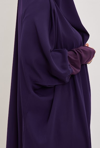 Jilbeb une pièce robe GRANDE VIOLET