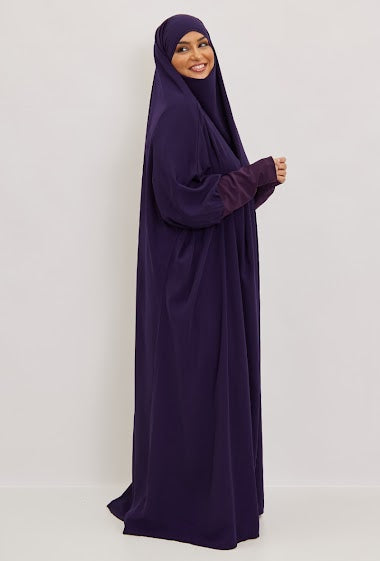 Jilbeb une pièce robe GRANDE VIOLET