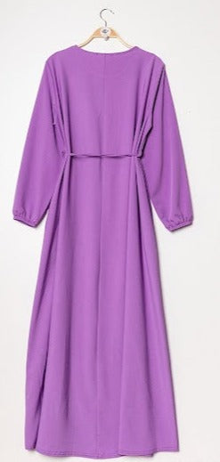 Robe ceinturée LILAS