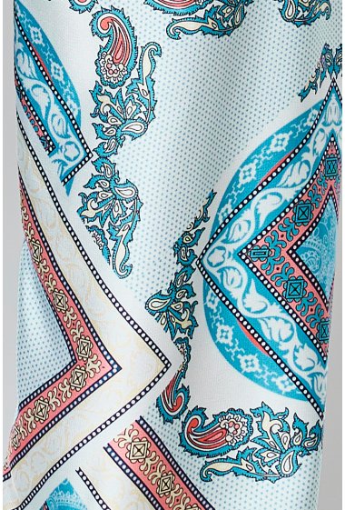 Ensemble kimono pantalon imprimé BLEU