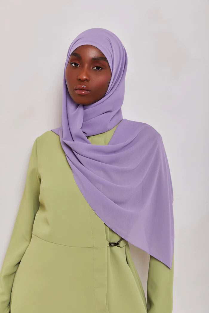 Hijab mousseline LAVENDE