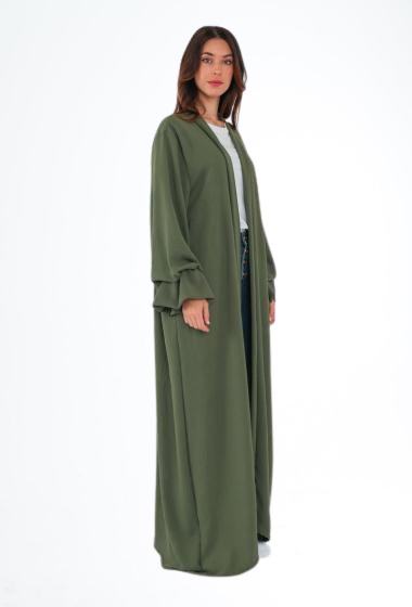 Kimono à manches doubles KAKI
