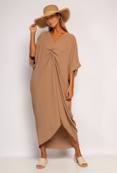 Robe à fronce BRONZE