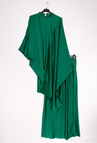 Ensemble chic satin VERT