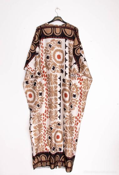 Robe imprimée fleur BEIGE