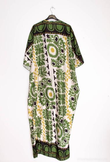Robe imprimée fleur VERT