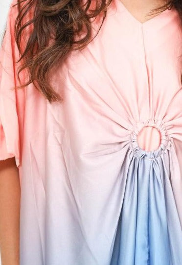 Robe dégradée BLEU