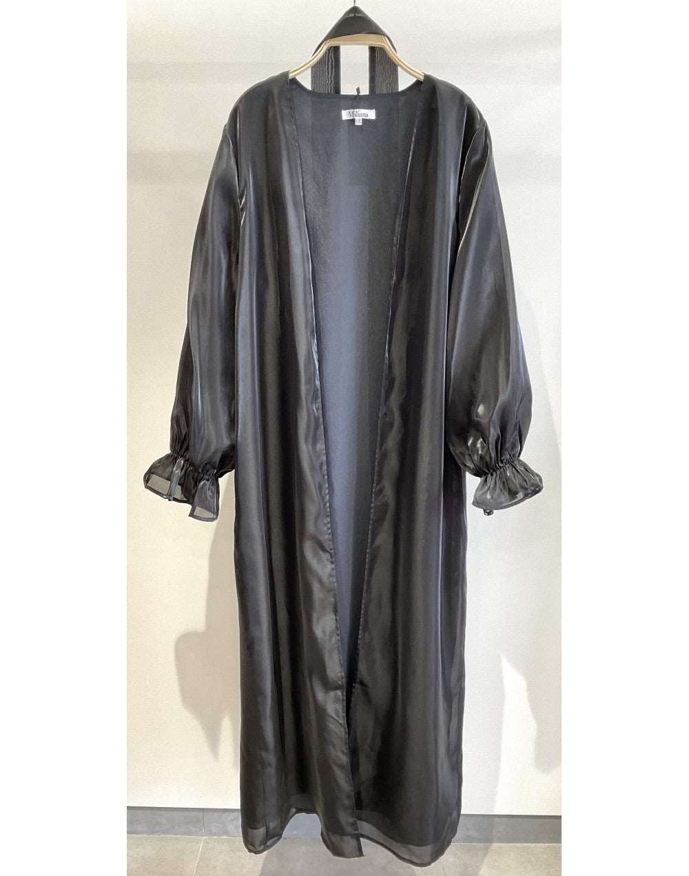 Kimono organza noir