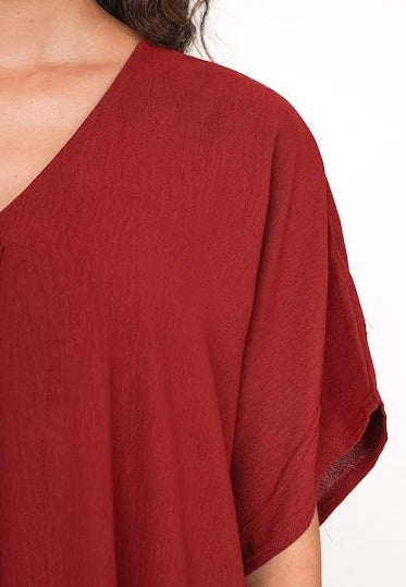 Robe fluide BORDEAUX