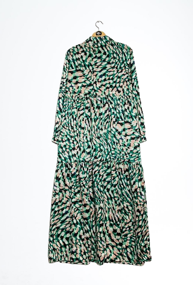 Robe imprimé léopard VERT