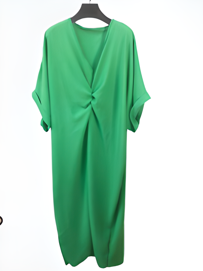 Robe à fronce VERT