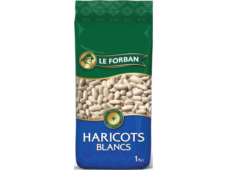 Haricots Lingot Blancs Forban 1kg
