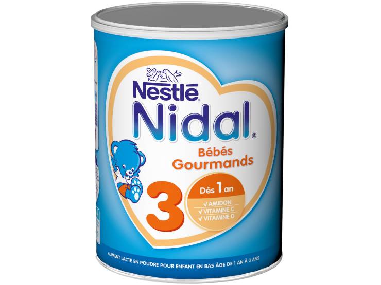 Nidal 3 Gourmand Lait Bb Poudre 3eme Age 800g