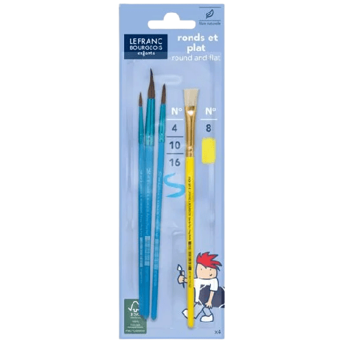 Pinceaux ronds n° 4/10/16