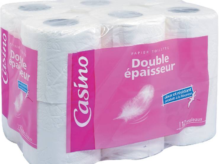 Papier Toil.blc 2plis 12rlx Casino