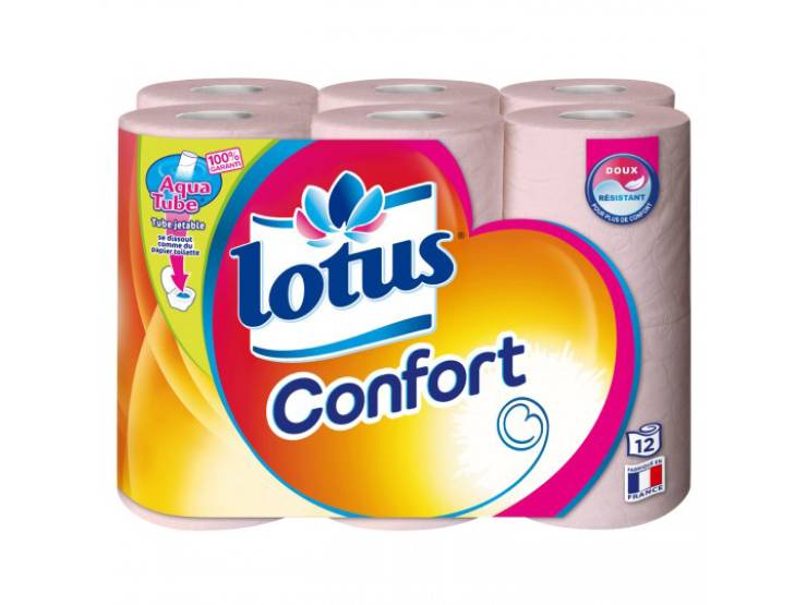 Lotus Papier Toilette Confort X12