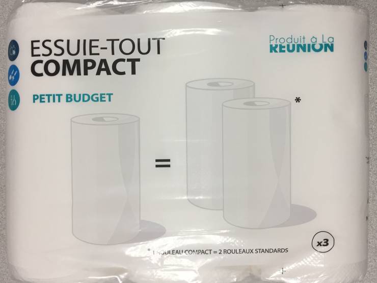 Essuie Tout Petit Budget Comapct 3=6