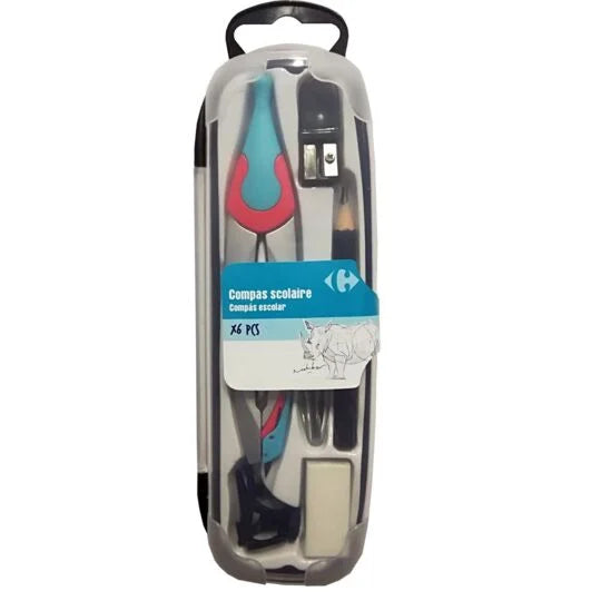 Compas 6 pièces