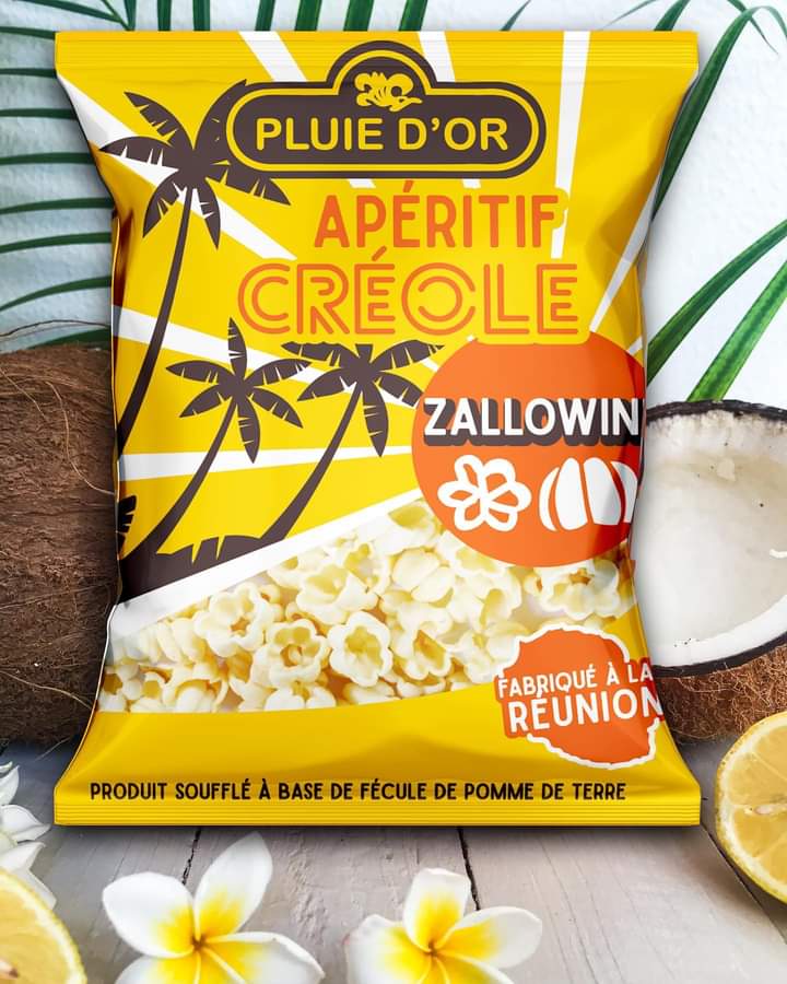 Chips Aperitif créole Zallowin Pluie d'Or 60g