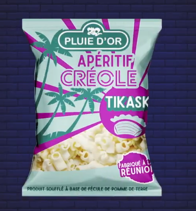 Chips Aperitif créole Tikask Pluie d'Or 60g