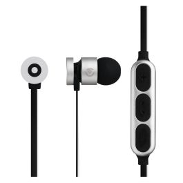 Écouteurs magnétiques Bluetooth Noir/Argent