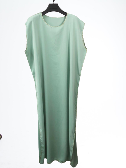 Robe dorée VERT CLAIR