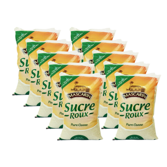 Sucre Roux 10x1Kg MASCARIN