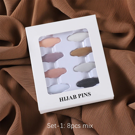 Hijab pins 8pièces