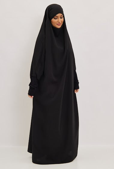 Jilbeb une pièce robe GRANDE NOIR