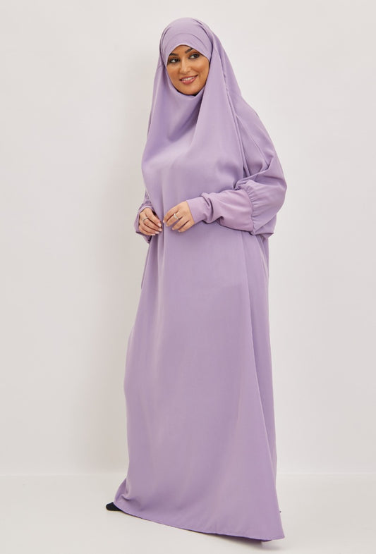Jilbeb une pièce robe GRANDE LILAS