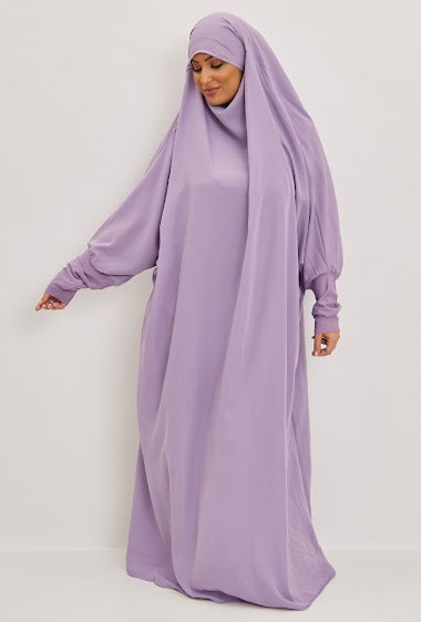 Jilbeb une pièce robe GRANDE LILAS