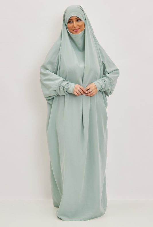Jilbeb une pièce robe GRANDE CELADON