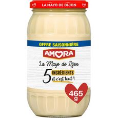 AMORA La Mayo De Dijon aux 5 Ingrédients 465g - tiboutik.re