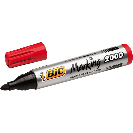 BIC MARKING 2000 - Marqueur permanent - rouge - tiboutik.re