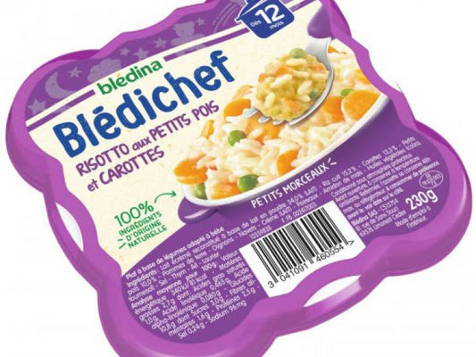Bledichef Risotto Aux Petits Pois Et Carottes 230g - tiboutik.re
