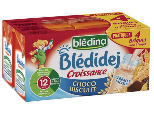 Blédidej Croissance Choco Biscuité 4x250ml - tiboutik.re