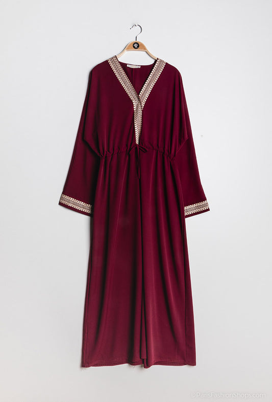 Robe dentelle BORDEAUX