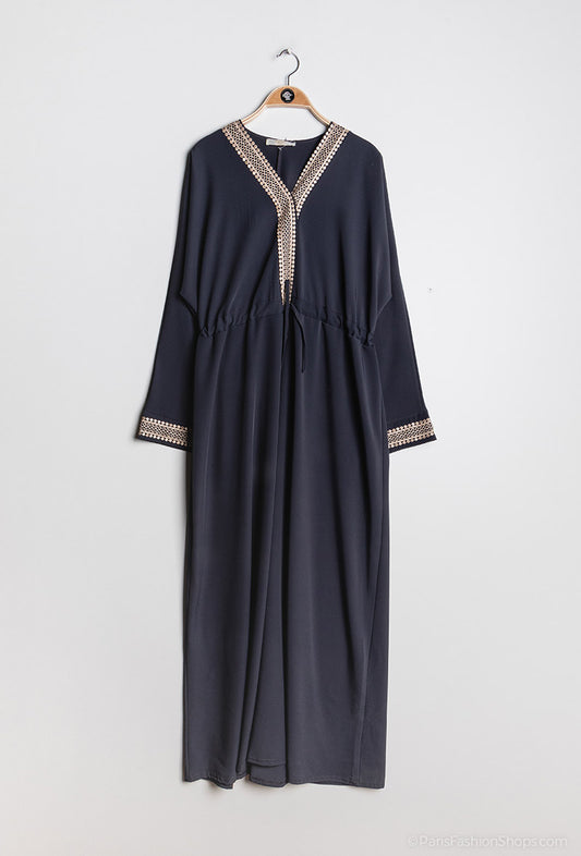 Robe dentelle GRIS
