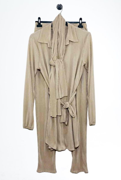 Ensemble pantalon ceinturé BEIGE
