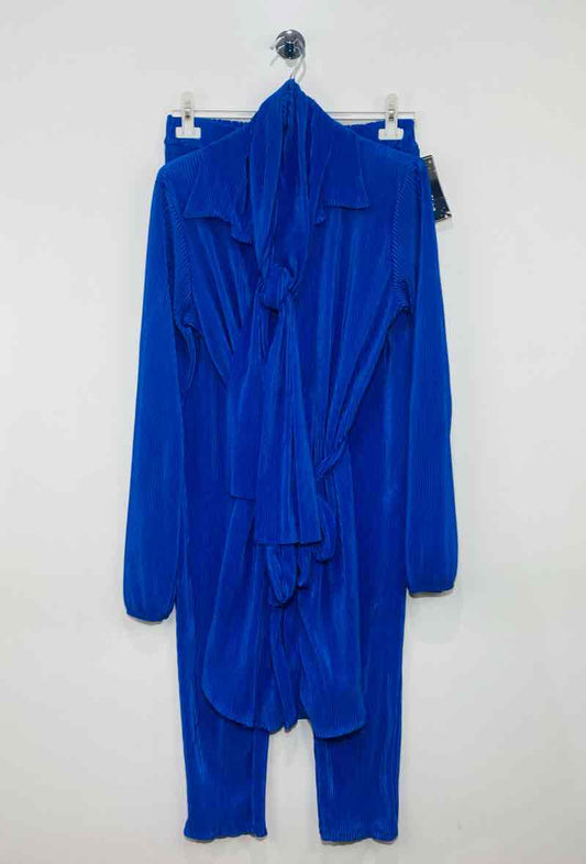 Ensemble pantalon ceinturé BLEU ROI