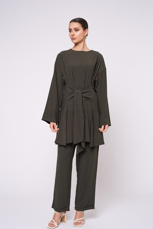Ensemble ceinturée KAKI