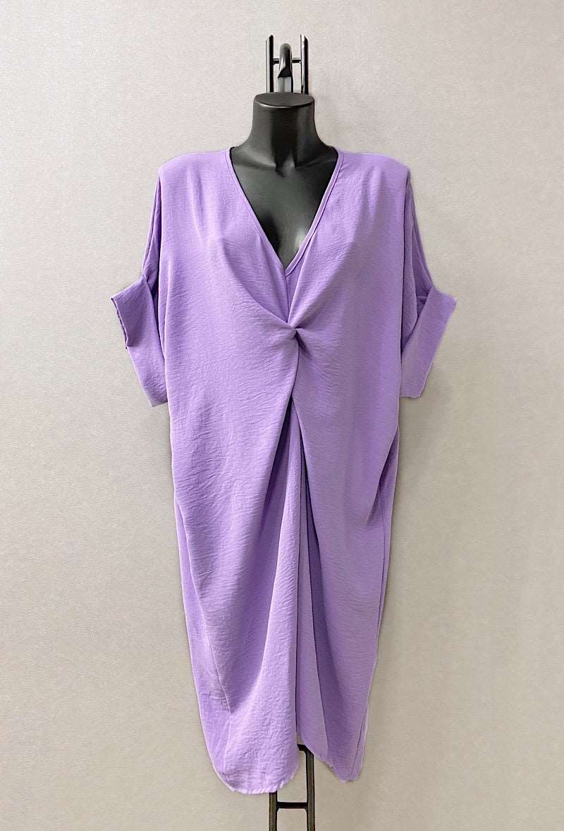 Robe oversize lilas