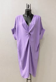 Robe oversize lilas