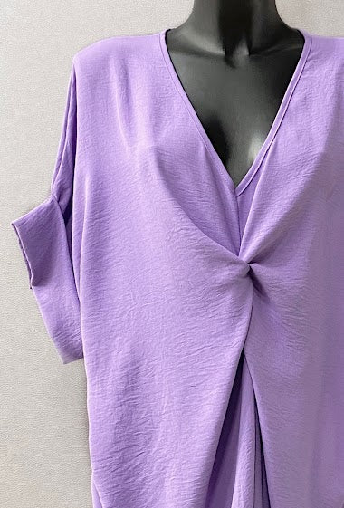 Robe oversize lilas