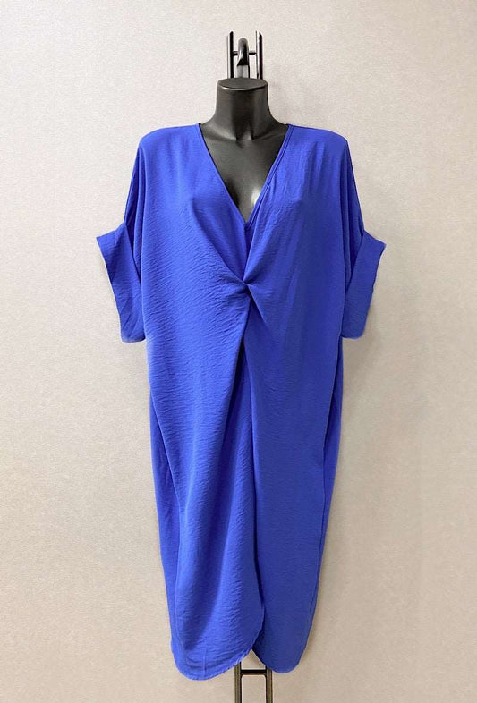 Robe oversize bleu roi