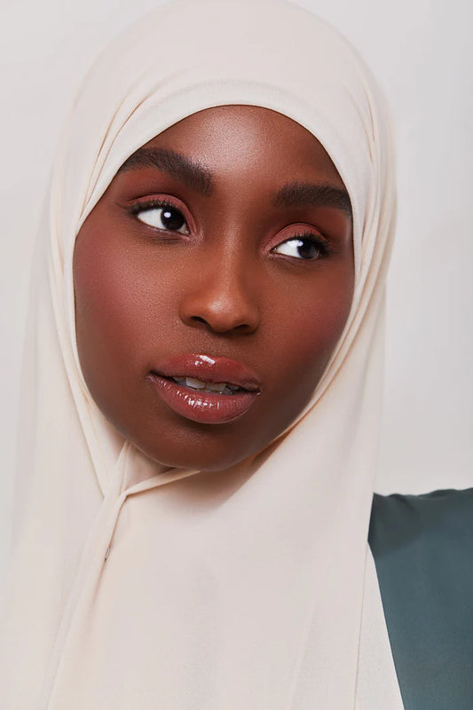 Hijab mousseline ECRU